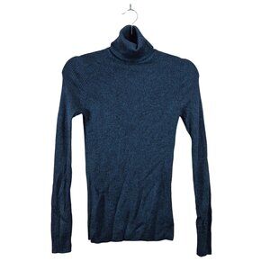 Uniqlo Womens Sweater Size S Wool Tight Knit Pullover Long Sleeve Turtleneck Top